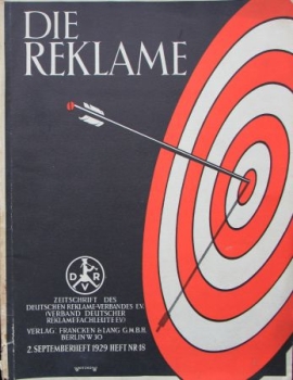 "Die Reklame" Advertisingmagazine Deutscher Reklameverband 1929 (1799)